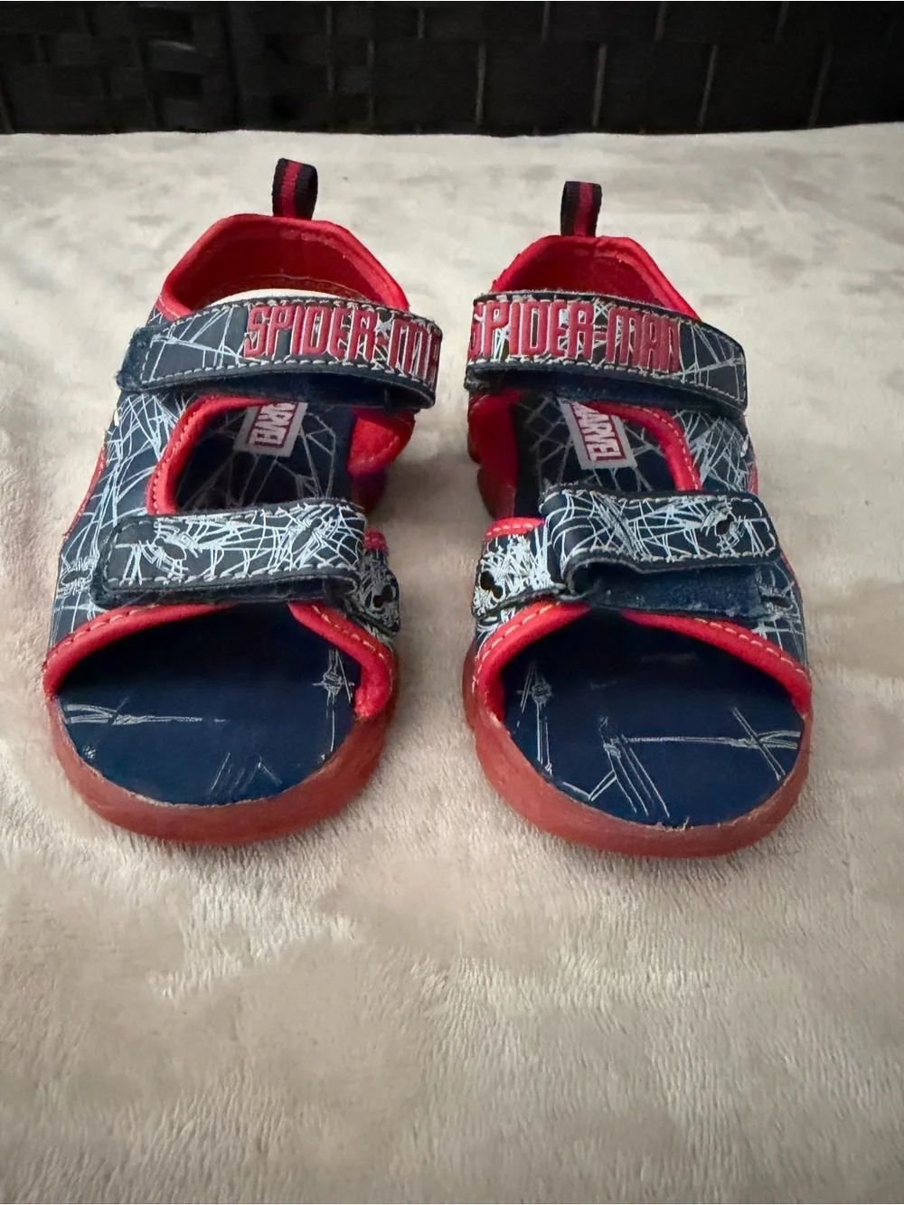 Marvel Spider-Man Kids Sandals - Red & Navy Blue